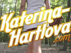Come with BigTits Starlet Katerina Hartlova Collect Mushrooms in Woods