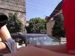 Hunt4k. cutie gives dude her throat and cunt for a summer vacation