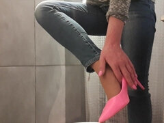 Compilation 8 Videos of My Wetting Jeans and Pants plus High Heels 20 minutes
