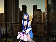 Camsoda - Lizzie Love Cosplay As Hinata Hyuga - Naruto - Masturbates On Sybian
