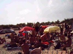 Fellation On Nudist French Beach