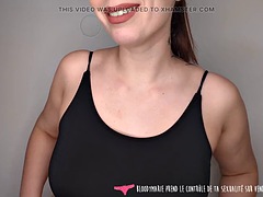 Vends-ta-culotte - Instructions for masturbating and eating cum with a sexy French dominatrix
