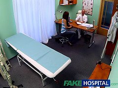 Tina Kay gets her big boobs drilled by a horny doctor in a fake hospital