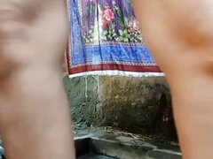 Bhabi Waxing Her Pussy at Bath Time. Village Girl Showing Pussy Very Well