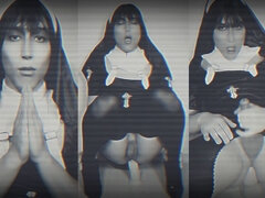 Hardcore Anal Gape Fetish Nun Breaking Her Vows with Dildo