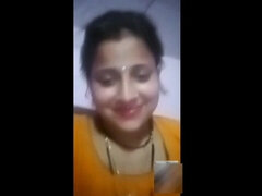 Water Came Out of Pussy for Full Fun on Video Call With Sister-in-law