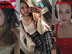 Collège université, Masturbation, Adolescente, Webcam