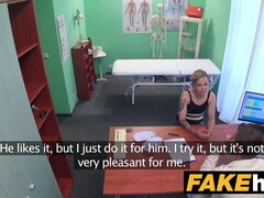 Voyeur Doctor fucks hidden patient in fake hospital for a feeling-full finish