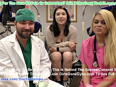 CLOV Mina Moon Gyno Examination by Doctor Tampa and Destiny Cruz