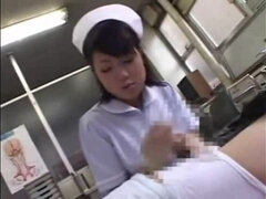 japanese nurse hand job