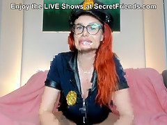 Curvy SecretFriends roleplay with big-titted officer Angel Wicky