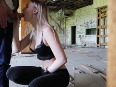 Stacy Starando - Beautiful Sex With A Beautiful girl In An Abandoned Building - Blonde