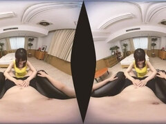 Your Japanese VR girlfriend wants you to take her to your home! Teen VRPorn