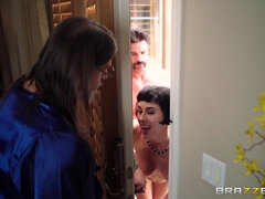 Slutty Short-Haired Wife At Brazzers "Dick For Her Debt"