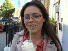 That hairy pussy ate up the creampie in London