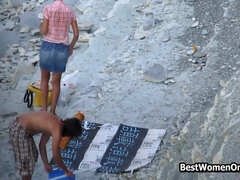 Blowing Cock Compilation On Public Beach Hidden Cam