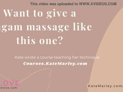 Sensual Prostate Massage & INTENSE Orgams with Big Cumshot - Kate Marley
