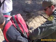 Border jumper gets fucked by nasty border patrol officer