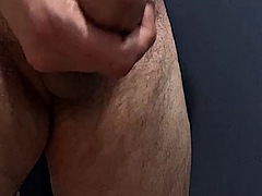 Closeup of Ximd9000 jerking off a cock for a triple load of cum