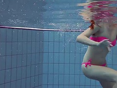 Lera underwater big boobs teen