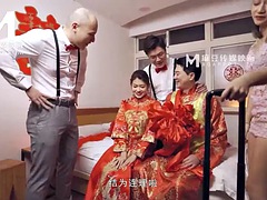 ModelMedia Asia - Lewd Wedding Scene - Liang Yun Fei  MD-0232  Best Original Asia Porn Video