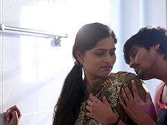 hot Surekha Aunty Romance With youthful school Student