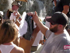naked Pool soiree vulva Flashing Twerk Off Key West