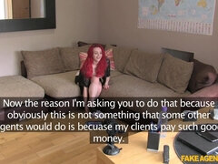 Fake Agent UK - Big Breasted Redhead Proves She's Got What It Takes 1 - John Petty