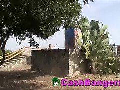 Cash Strapped Big Boobs Latino Teen Sucks Stranger For Cash