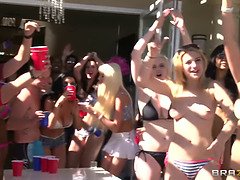 Spring break orgy party