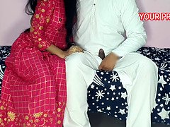 Horny Indian wife gets fucked hard by her father-in-law with a clear Hindi voice