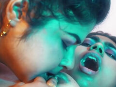 Indian chubby lesbians massage video