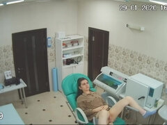 Spying for ladies in the gynaecologist office via hidden cam