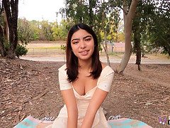 Cute 19 Year Old Latina Shoots Her First Porn