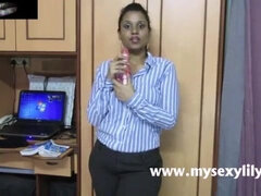 Indian BigTits Babe Lily Sex Story Teller 15 min