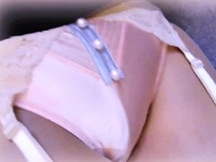 Leaather Miniskirt Satin Panties - Amateur Hot Fetish