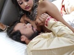 Addicted husband experiences the unforgettable first night with his stunning desi bride