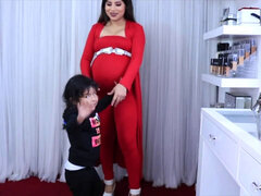 massive knocked up mommy Speaks in Sexy Language and Wears Sexy Clothes