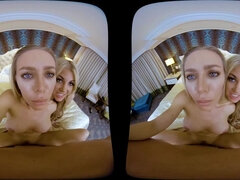 Nicole and Kayla Pornstar Experience VR - Nicole aniston