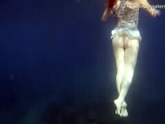 Attractive sweet one - solo female trailer - Underwater Show