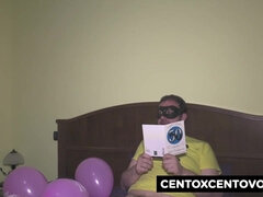 Festa di compleanno per un fan CentoXCento con due puttane di Fregene - Big butt