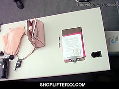 Pretty girl caught shoplifting gets fucked - Aliya Brynn