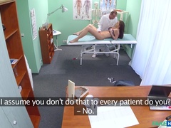 Fake Hospital (FakeHub): Horny student gets a good fucking from doctor