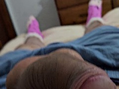 MY CUTE SOFT COCK IN FRONT OF STEW