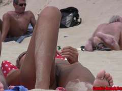 Sexy Naturist Couples Beach Voyeur Hidden Web Cam HD Movie