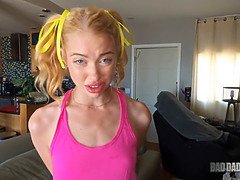 Sexy Teen Slut Euphoria Star, Chloe Cherry getting FUCKED Compilation