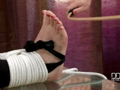 Bondage and foot whipping [Part 1]