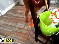 Dora Belle is ready to please with her small tits & hot pov skills in Black Housekeeper Banbros video