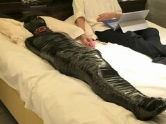 Mummification with vibrator tease and denial