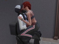 Simulazione esplosiva - moglie tradisce marito con idraulici (Sims 4)